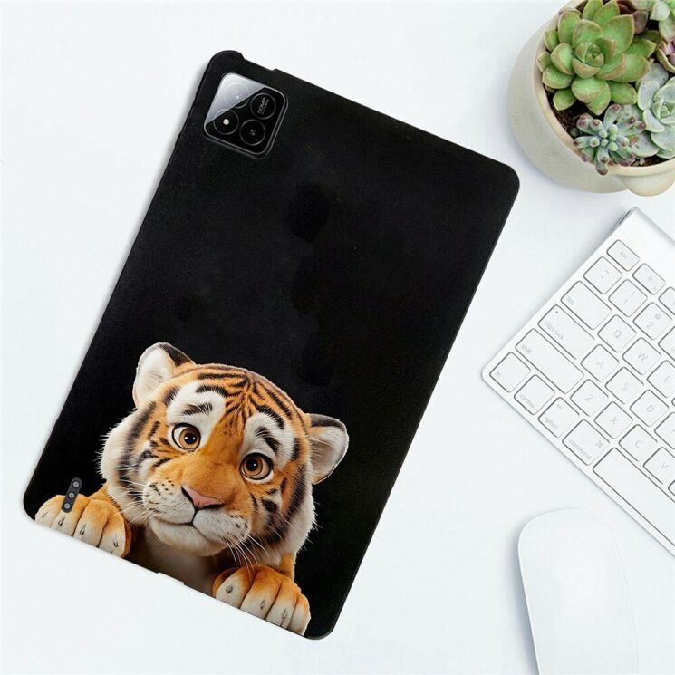 Захисний чохол Deexe Animal Series для Xiaomi Pad 7 / 7 Pro - Little Tiger: фото 3 з 5