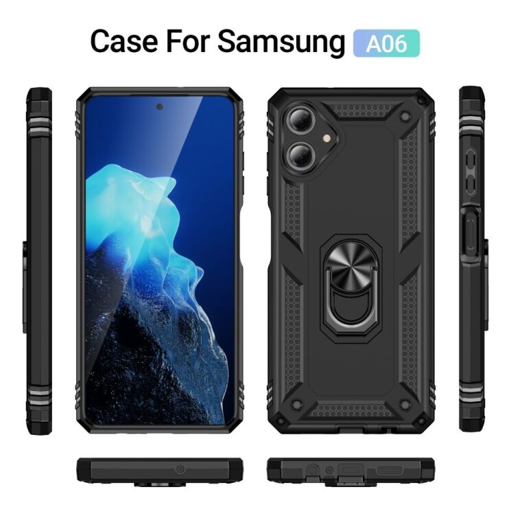 Защитный чехол Deexe Armor Case для Samsung Galaxy A06 (A065) - Black: фото 2 из 7