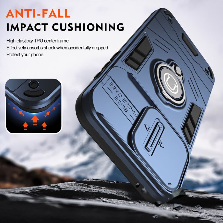 Защитный чехол Deexe Armor MagShield для Realme 16 Pro - Grey (428015H) Защитный чехол Deexe Armor MagShield для Realme 16 Pro - Grey: фото 5 из 7