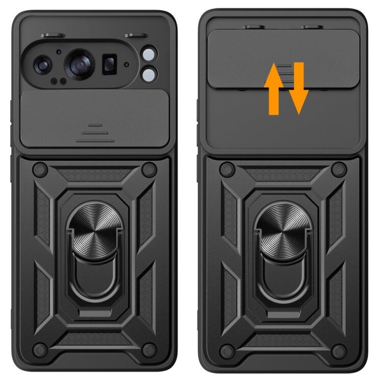 Защитный чехол Deexe Armor Shield для Google Pixel 9 Pro XL - Black: фото 2 из 9