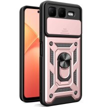 Захисний чохол Deexe Armor Shield для Infinix Smart 10 Plus - Rose Gold: фото 1 з 9