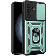 Защитный чехол Deexe Armor Shield для Samsung Galaxy A56 (A566) - Green: фото 1 из 9