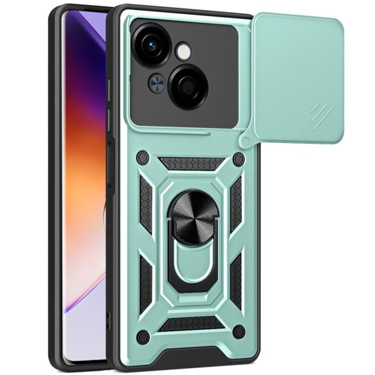 Защитный чехол Deexe Armor Shield для TECNO Spark Go 1 - Green: фото 1 из 9
