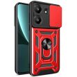 Защитный чехол Deexe Armor Shield для Xiaomi Poco M7 Pro - Red (374406R)