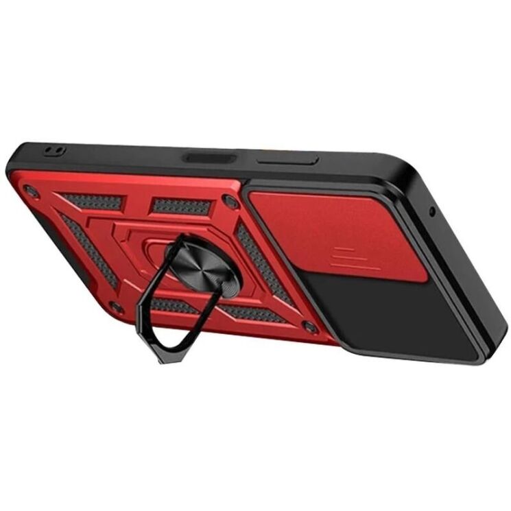 Защитный чехол Deexe Armor Shield для Xiaomi Poco M7 Pro - Red: фото 3 из 7