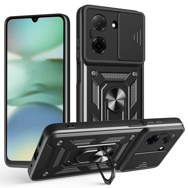 Защитный чехол Deexe Armor Shield для Xiaomi Redmi A5 - Black: фото 1 из 10