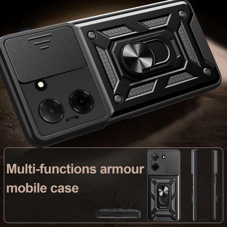 Защитный чехол Deexe Armor Shield для Xiaomi Redmi A5 - Blue: фото 9 из 10