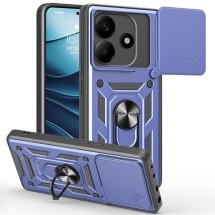 Защитный чехол Deexe Armor Shield для Xiaomi Redmi Note 14 5G - Blue: фото 1 из 8