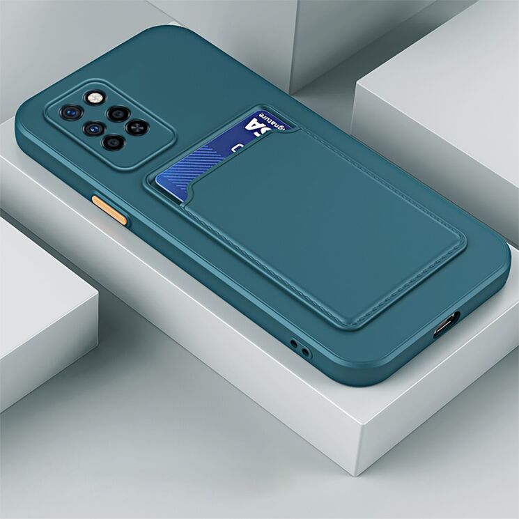 Захисний чохол Deexe Atlas Series для Infinix Note 10 Pro (X695C) - Dark Green: фото 1 з 7