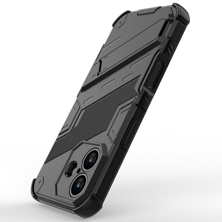 Захисний чохол Deexe Bibercas для Apple iPhone 17 - Black: фото 3 з 6