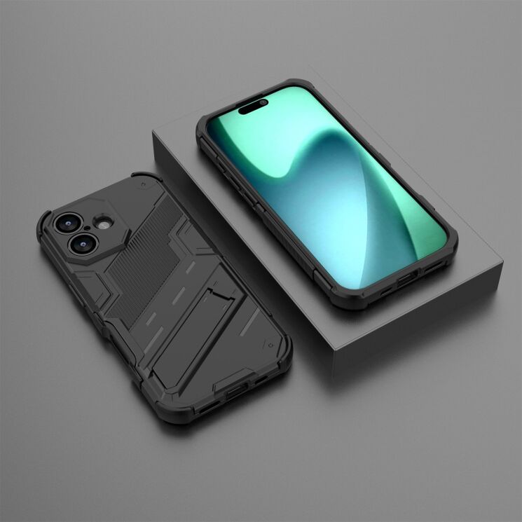Захисний чохол Deexe Bibercas для Apple iPhone 17 - Black: фото 4 з 6