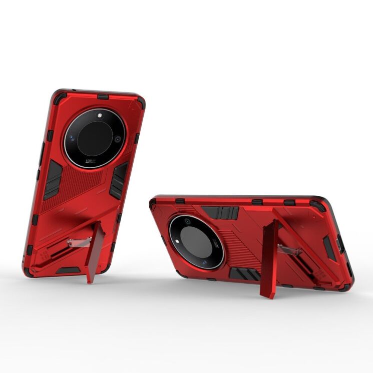 Защитный чехол Deexe Bibercas для Honor Magic 6 Lite - Red: фото 3 из 8