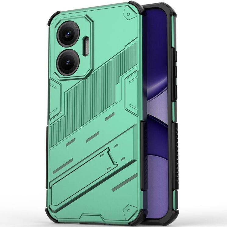 Защитный чехол Deexe Bibercas для Xiaomi Poco F7 - Green: фото 1 из 6