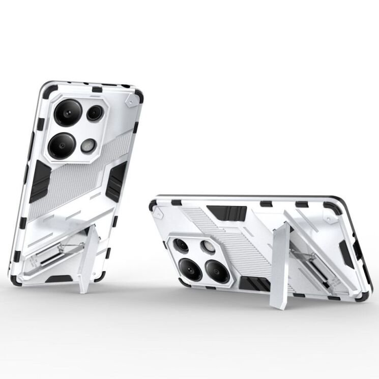 Защитный чехол Deexe Bibercas для Xiaomi Redmi Note 13 Pro 4G / Poco M6 Pro - White: фото 3 из 7