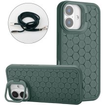 Защитный чехол Deexe CasePro with MagSafe для Apple iPhone 16 - Army Green: фото 1 из 5