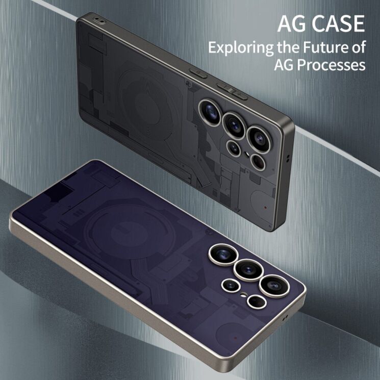 Защитный чехол Deexe Circuit Pattern для Samsung Galaxy S24 Ultra (S928) - Black: фото 6 из 8