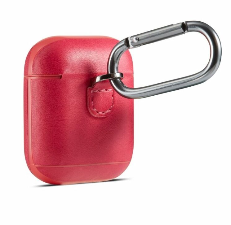 Защитный чехол Deexe Classic Case для Apple AirPods 1 / 2 - Watermelon Red: фото 5 из 7