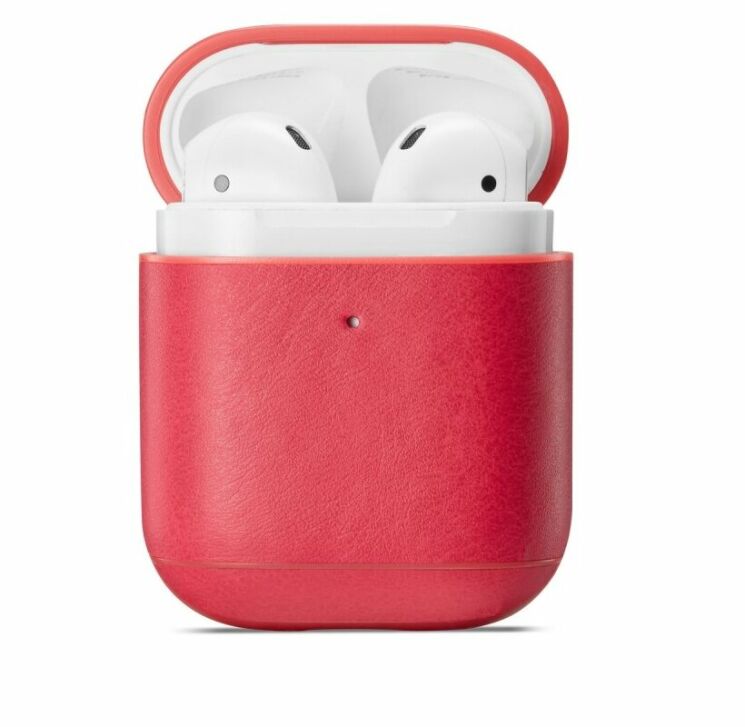 Защитный чехол Deexe Classic Case для Apple AirPods 1 / 2 - Watermelon Red: фото 2 из 7