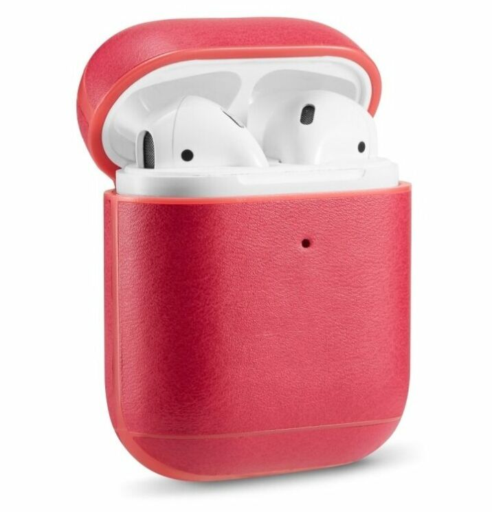 Защитный чехол Deexe Classic Case для Apple AirPods 1 / 2 - Watermelon Red: фото 1 из 7