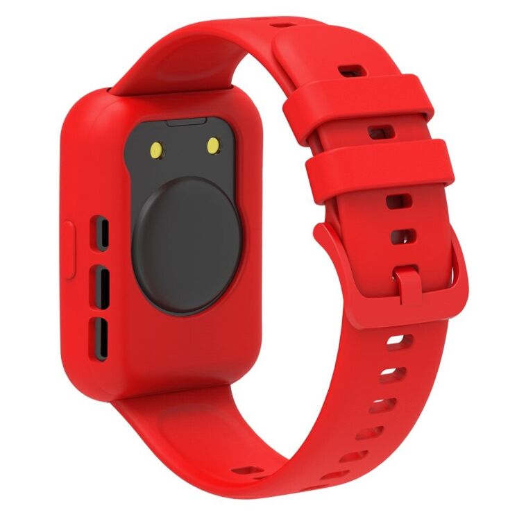 Защитный чехол Deexe Color Frame для Huawei Watch Fit 2 - Red: фото 3 из 6