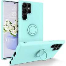 Защитный чехол Deexe Color Shell для Samsung Galaxy S22 Ultra (S908) - Sky Blue: фото 1 из 8