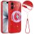 Захисний чохол Deexe Glitter Case with MagSafe для Apple iPhone 17 - Red: фото 1 з 7