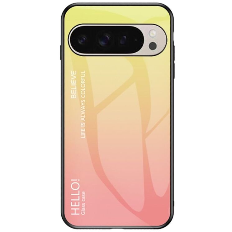 Защитный чехол Deexe Gradient Color для Google Pixel 9 / 9 Pro - Yellow: фото 1 из 8