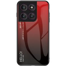 Захисний чохол Deexe Gradient Color для Motorola Edge 60 Pro - Red / Black: фото 1 з 9