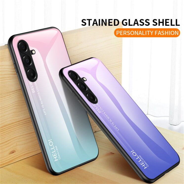 Защитный чехол Deexe Gradient Color для Samsung Galaxy A17 (A175) - Pink / Blue: фото 6 из 8