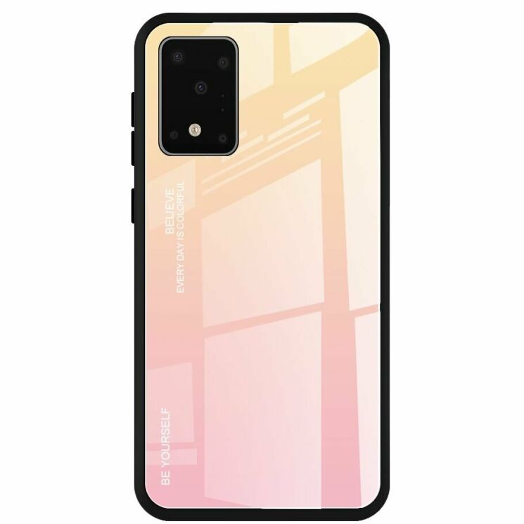 Защитный чехол Deexe Gradient Color для Samsung Galaxy S20 Plus (G985) - Gold / Pink: фото 1 из 12