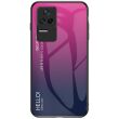 Защитный чехол Deexe Gradient Color для Xiaomi Poco F4 / Redmi K40S - Rose (299345M)