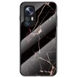 Захисний чохол Deexe Gradient Pattern для Xiaomi 12 / 12X - Black / Gold (295017BF)