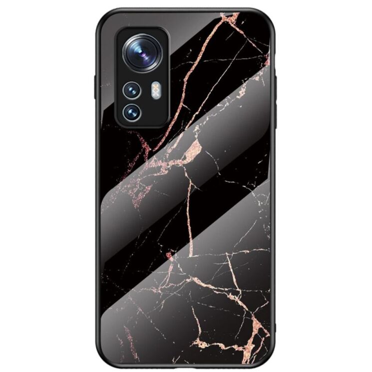 Захисний чохол Deexe Gradient Pattern для Xiaomi 12 / 12X - Black / Gold: фото 1 з 6