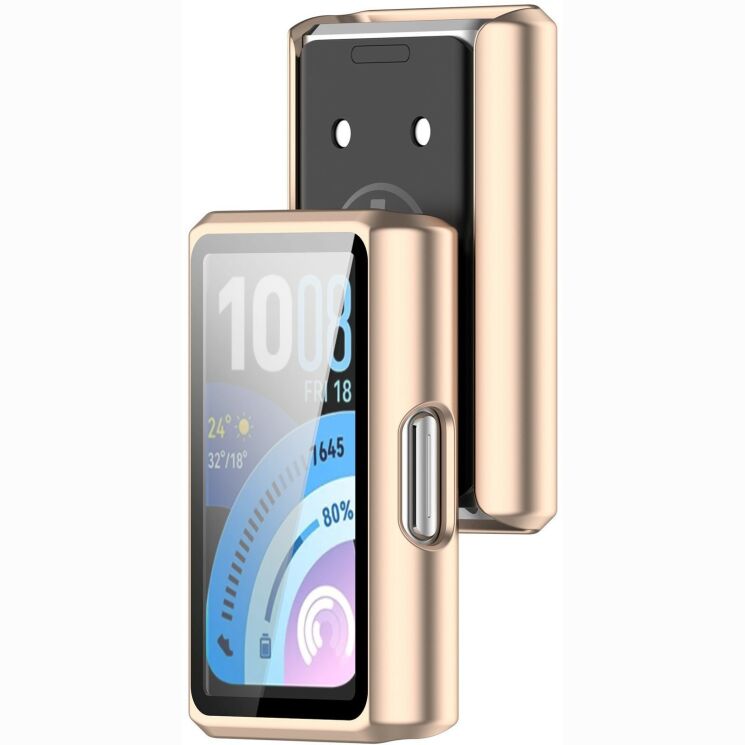Защитный чехол Deexe Hard Frame для Huawei Band 11 Pro - Matte Pink (410610MP) Защитный чехол Deexe Hard Frame для Huawei Band 11 Pro - Matte Pink: фото 2 из 3