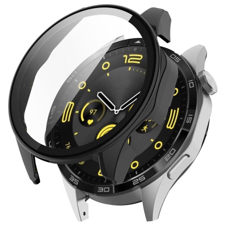 Защитный чехол Deexe Hard Frame для Huawei Watch GT 4 (46mm) - Black: фото 1 из 3