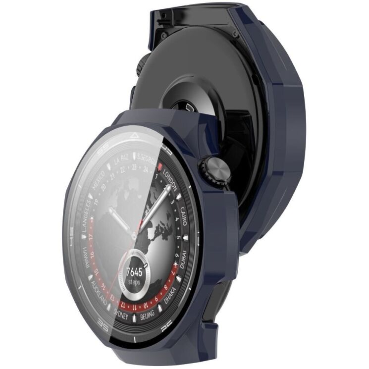 Захисний чохол Deexe Hard Frame для Huawei Watch GT 5 Pro (46mm) - Dark Blue: фото 6 з 7