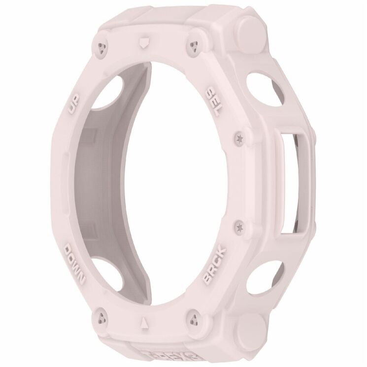 Защитный чехол Deexe Hollow Cover для Xiaomi Amazfit T-ReX 3 - Light Pink: фото 4 из 6