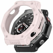 Защитный чехол Deexe Hollow Cover для Xiaomi Amazfit T-ReX 3 - Light Pink: фото 1 из 6