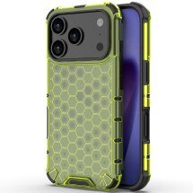 Захисний чохол Deexe Honeycomb Series для Apple iPhone 17 Pro - Green: фото 1 з 6