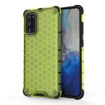 Защитный чехол Deexe Honeycomb Series для Samsung Galaxy S20 (G980) - Green: фото 1 из 5