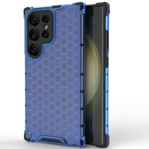 Защитный чехол Deexe Honeycomb Series для Samsung Galaxy S25 Ultra (S938) - Blue: фото 1 из 5