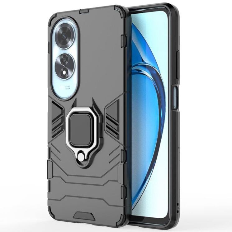 Защитный чехол Deexe Hybrid Case для OPPO A60 - Black: фото 2 из 6