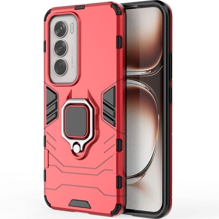 Захисний чохол Deexe Hybrid Case для OPPO Reno 12 - Red: фото 2 з 6