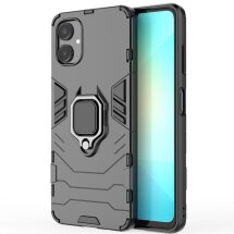 Защитный чехол Deexe Hybrid Case для Samsung Galaxy A06 (A065) - Black: фото 1 из 6