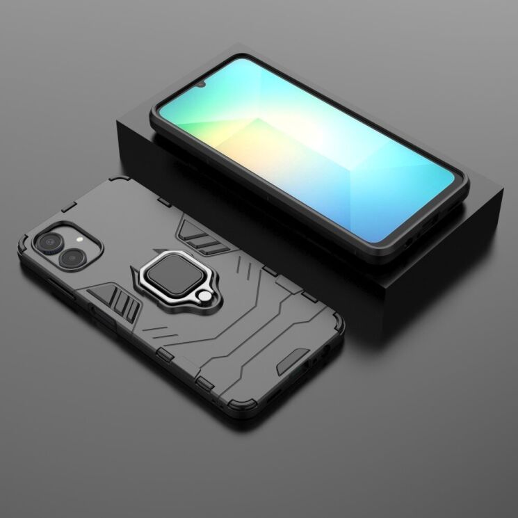 Защитный чехол Deexe Hybrid Case для Samsung Galaxy A06 (A065) - Black: фото 4 из 6