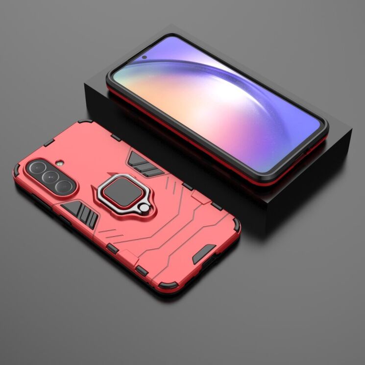 Защитный чехол Deexe Hybrid Case для Samsung Galaxy A56 (A566) - Red: фото 4 из 6