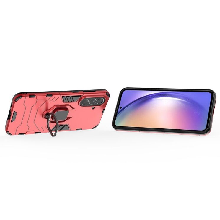 Защитный чехол Deexe Hybrid Case для Samsung Galaxy A56 (A566) - Red: фото 3 из 6