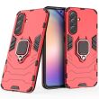 Защитный чехол Deexe Hybrid Case для Samsung Galaxy A56 (A566) - Red (372109R)