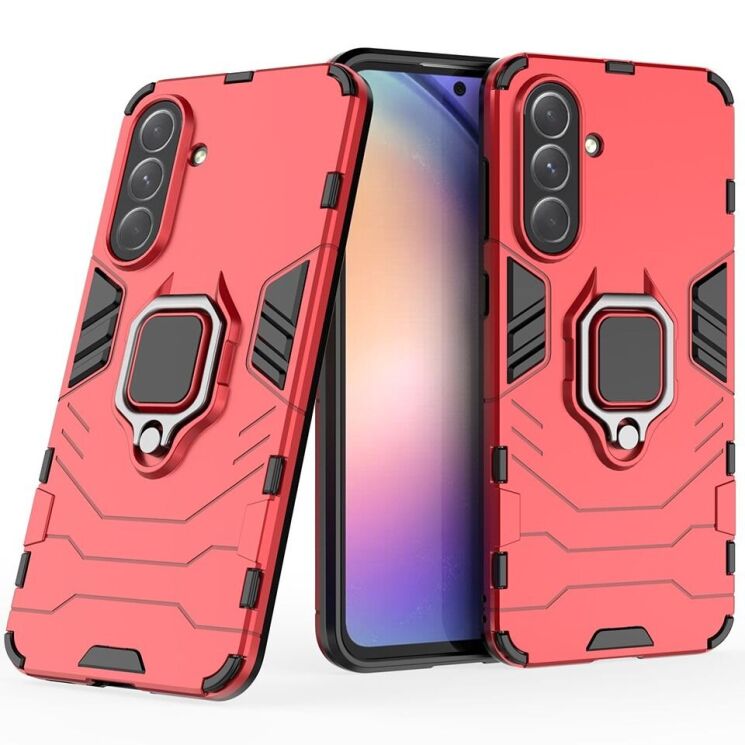 Защитный чехол Deexe Hybrid Case для Samsung Galaxy A56 (A566) - Red: фото 1 из 6