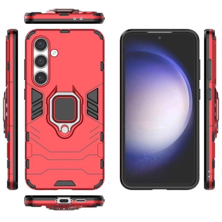 Защитный чехол Deexe Hybrid Case для Samsung Galaxy S24 FE (S721) - Black: фото 6 из 6